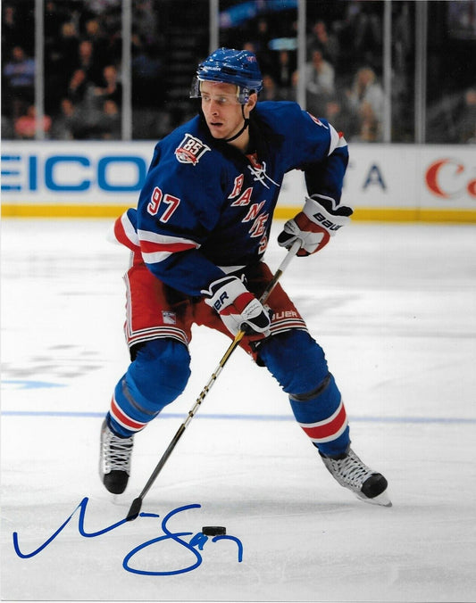 Signed Matt Gilroy New York Rangers Autographed 8x10 Photo #2 Original