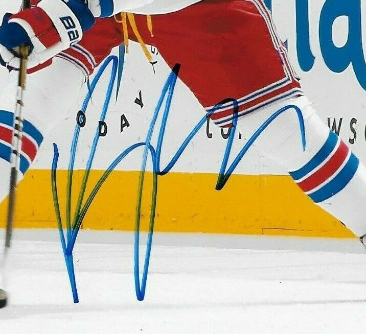 Signed Brandon Dubinsky New York Rangers Autographed 8x10 Photo #5 Original