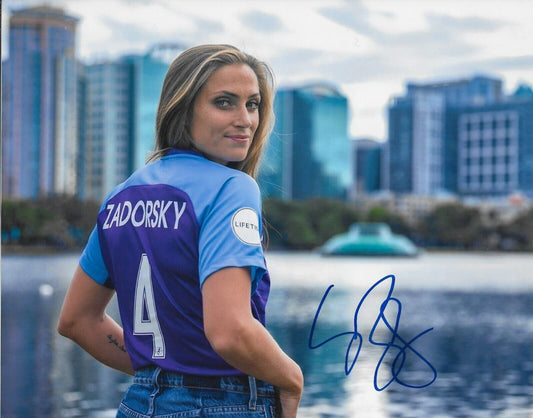 Signed Shelina Zadorsky Team Canada Womens Soccer 8x10 Photo #6 Original