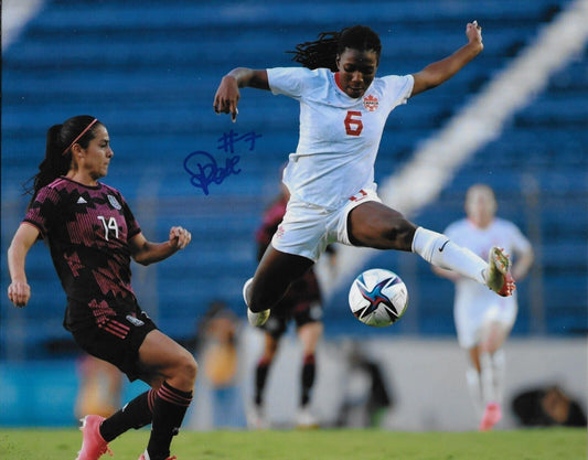 Signed Deanna Rose Team Canada Womens Soccer Autographed 8x10 Photo #2 Original