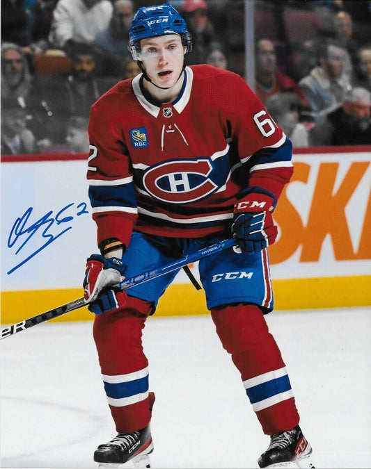 Signed Own Beck Montreal Canadiens 2022 Draft Pick 8x10 Photo #6 Original