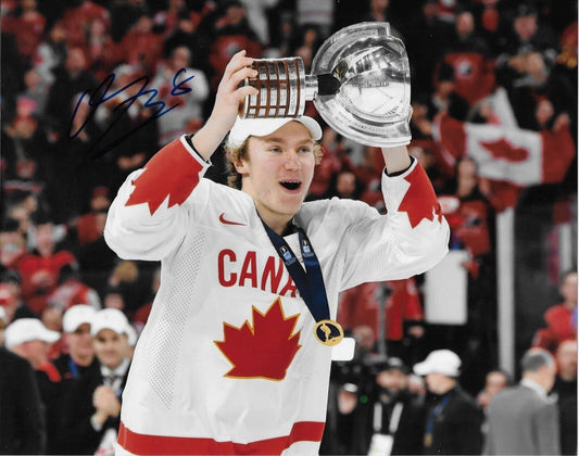Signed Owen Beck Montreal Canadiens Team Canada 8x10 Photo #7 Original
