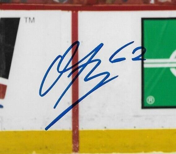 Signed Owen Beck Montreal Canadiens 2022 Draft Pick 8x10 Photo #5 Original