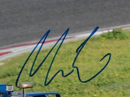 Photo 8x10 originale signée Marcus Ericsson, pilote de Formule 1 Sauber Racing #6