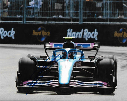 Photo 8x10 signée Esteban Ocon Formule 1 Alpine Racing #13 2022 Original