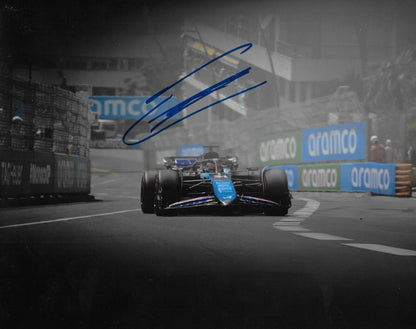 Signed Esteban Ocon Formula 1 Alpine Renault Racing 8x10 Photo #23 2024 Original