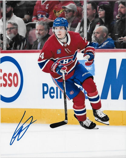 Signed Lias Andersson Montreal Canadiens Autographed 8x10 Photo #2 Original