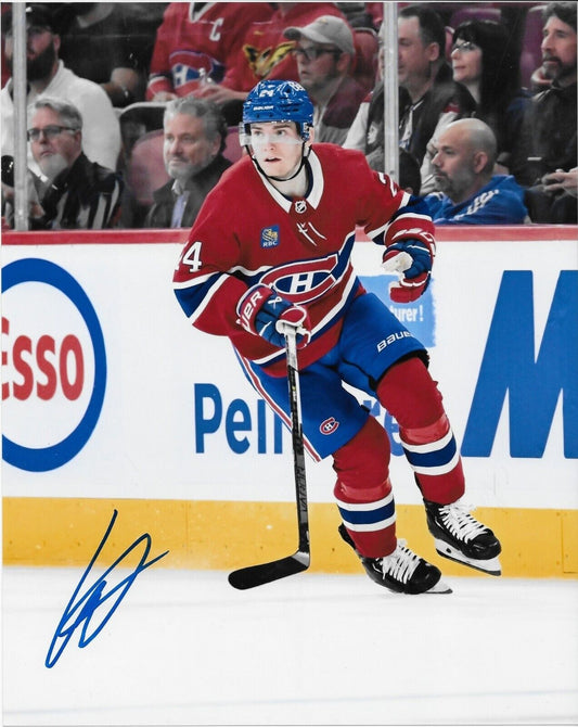 Signed Lias Andersson Montreal Canadiens Autographed 8x10 Photo #2 Original