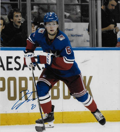 Signed Zac Jones New York Rangers Autographed 8x10 Photo #3 Original