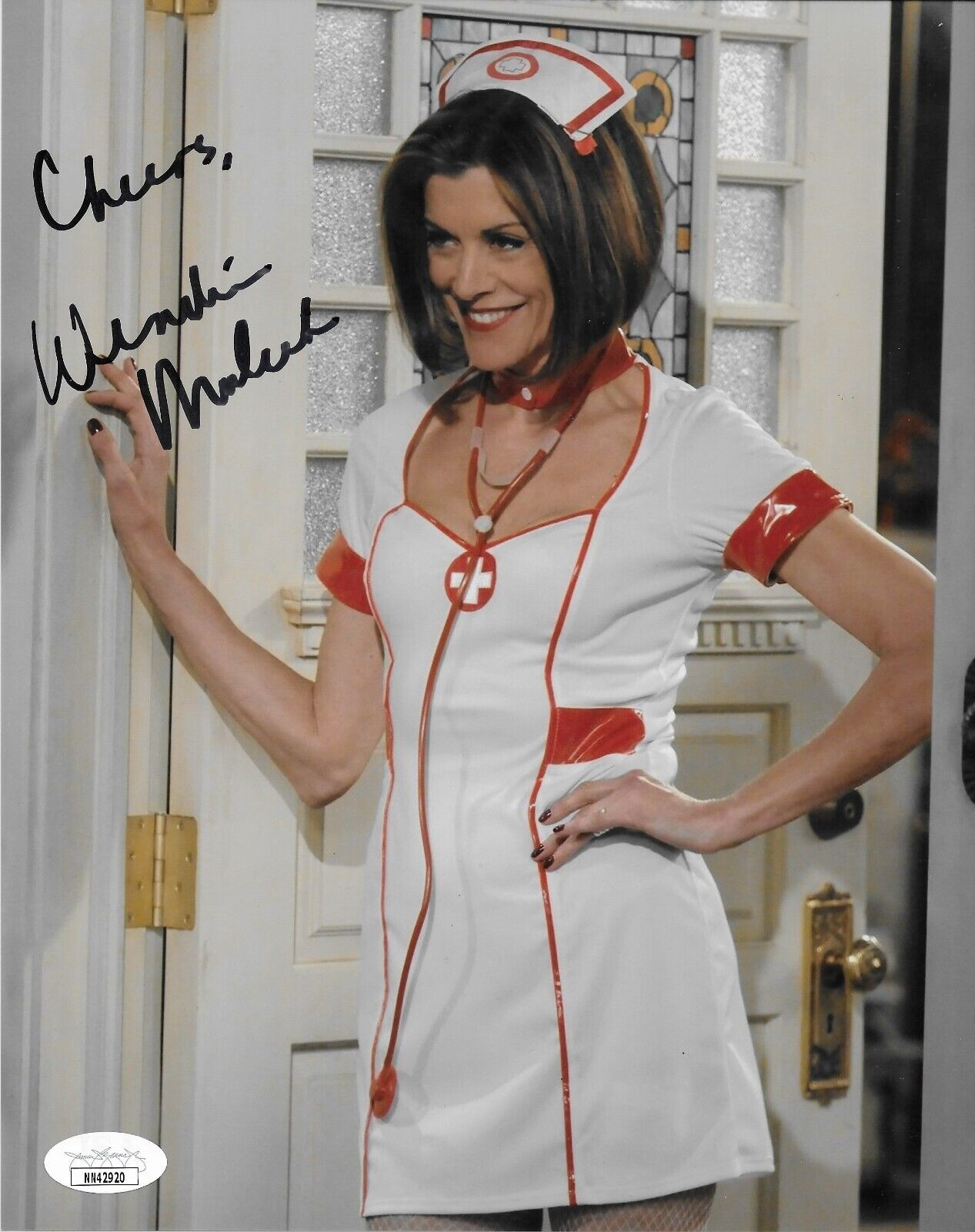 Signed Wendie Malick Hot in Cleveland 8x10 Photo #1 Original JSA Authentication