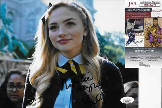 Photo 8x10 autographiée signée par Natalie Alyn Lind #2 Authentification JSA originale