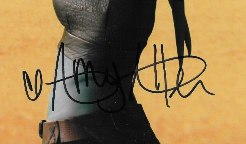 Signed Amy Allen Star Wars Aayla Secura Autographed 8x10 Photo #1 Original