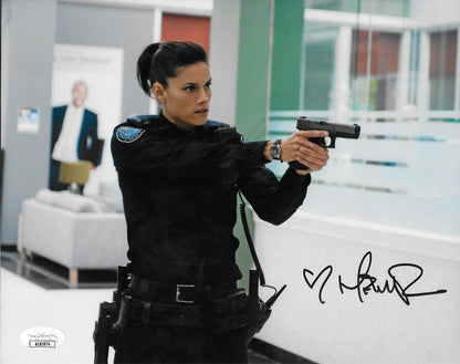 Signed Missy Peregrym FBI Rookie Blue 8x10 Photo #4 with JSA Authentication