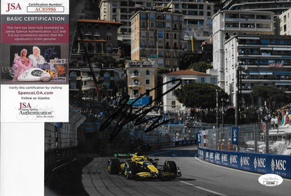 Photo 8x10 signée Oscar Piastri McLaren Mercedes Formule 1 #2 Authentification JSA