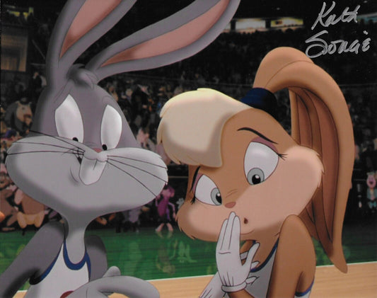 Photo 8x10 autographiée de Kath Soucie Space Jam Lola Bunny #2 originale