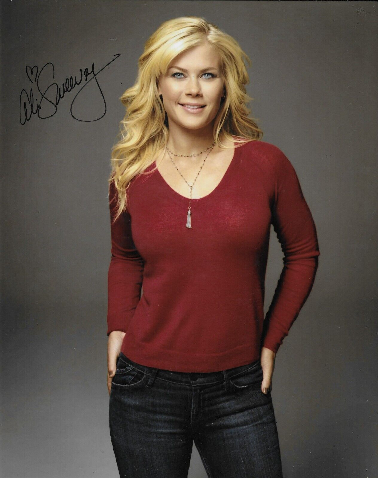 Signed Ali Sweeney Days of Our Lives Autographed 8x10 Photo #1 Original