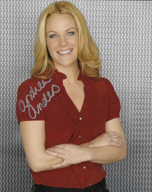 Signed Andrea Anders TV and Film Actress Autographed 8x10 Photo #1 Original