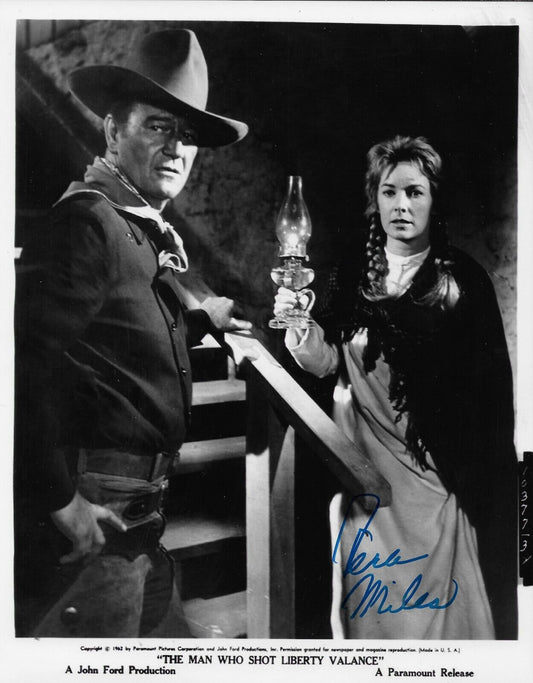 Signed Vera Miles The Man Who Shot Liberty Valance 8x10 Photo #2 Original