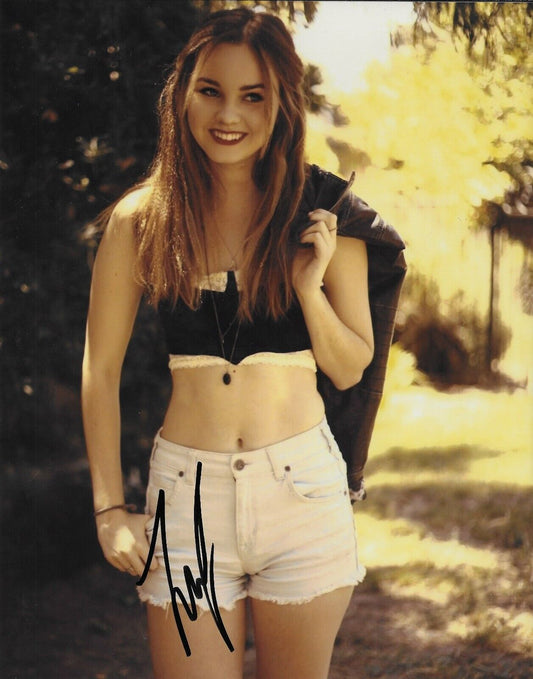 Signed Liana Liberato TV and Film Actress Autographed 8x10 Photo #3 Original