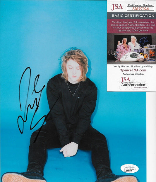 Photo 8x10 autographiée de Lewis Capaldi n°1 originale avec authentification JSA