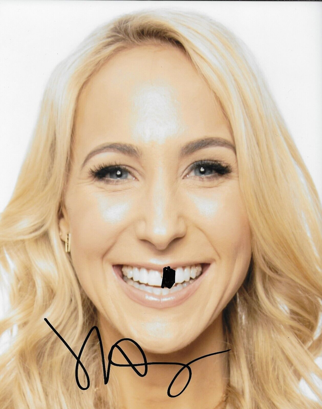 Photo autographiée 8x10 de la comédienne Nikki Glaser n°7 originale