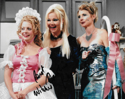 Photo 8x10 signée Caroline Rhea Sabrina l'apprentie sorcière autographiée 1 Original