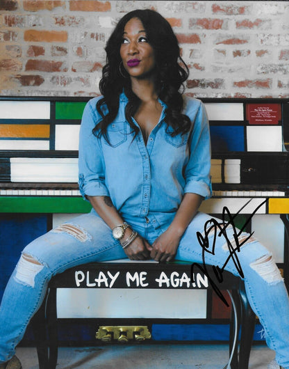 Signed Vanessa Fraction Barbershop 2 Praise This 8x10 Photo #3 Original