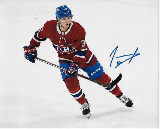 Signed Joshua Roy Montreal Canadiens Autographed 8x10 Photo #2 Original