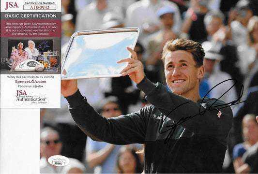 Photo 8x10 originale signée Casper Ruud ATP Tennis #1 avec authentification JSA