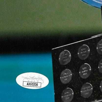 Photo originale signée Holger Rune ATP Tennis 8x10 #2 avec authentification JSA