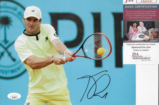 Signed Tommy Paul ATP Tennis 8x10 Photo #2 Original with JSA Authentication