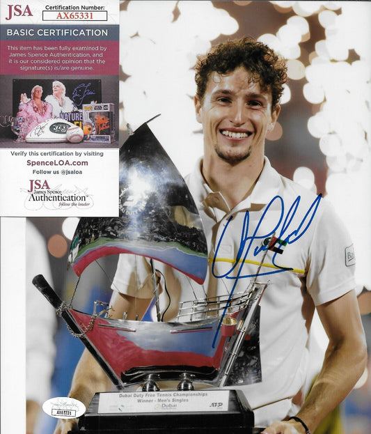 Signed Ugo Humbert ATP Tennis 8x10 Photo #1 Original with JSA Authentication