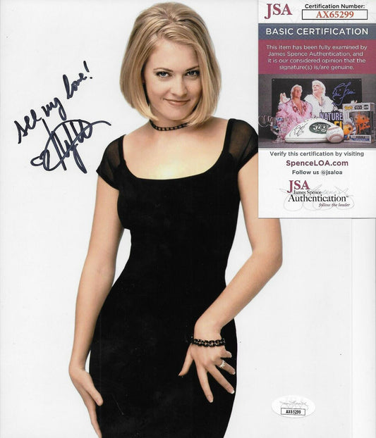 Signed Melissa Joan Hart Clarissa Original 8x10 Photo #1 with JSA Authentication