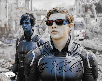 Signed Tye Sheridan Cyclops X-Men Autographed 8x10 Photo #3 w JSA Authentication