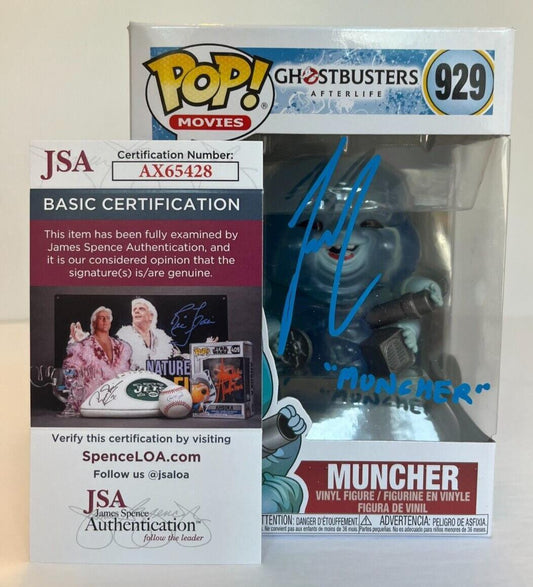 Funko Pop Ghostbusters Muncher autographié par Josh Gad et certifié JSA avec preuve