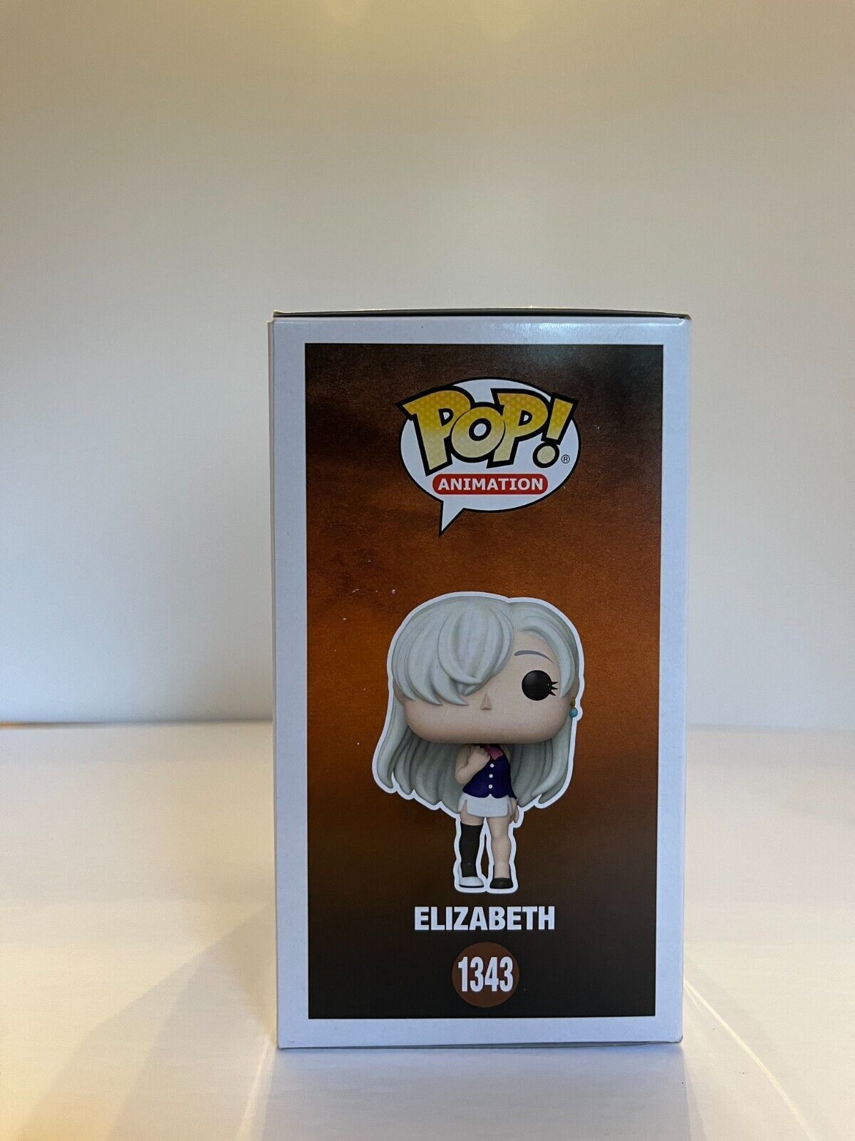 Signed Erika Harlacher autographed  Elizabeth Seven Deadly Funko Pop JSA Cert