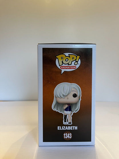 Signed Erika Harlacher autographed  Elizabeth Seven Deadly Funko Pop JSA Cert