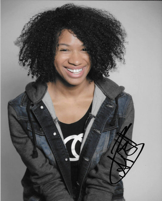 Photo 8x10 signée Aisha Brown, actrice, comédienne, n°2, originale