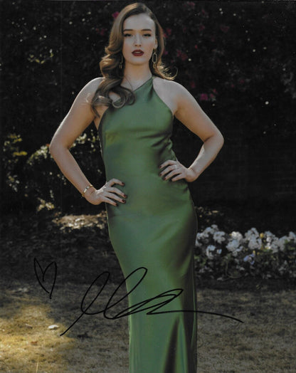Photo 8x10 signée par Maddison Brown, actrice, mannequin, n°3, originale