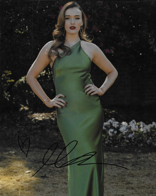 Photo 8x10 signée par Maddison Brown, actrice, mannequin, n°3, originale