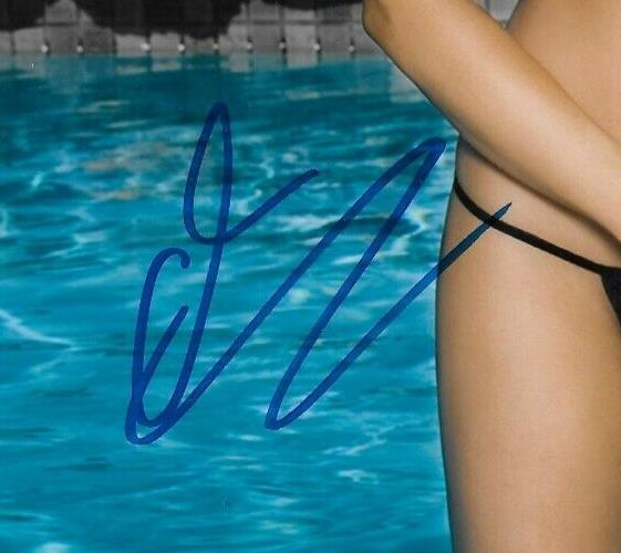 Signed Christa Campbell Actress Autographed Original 8x10 Photo #1 Original
