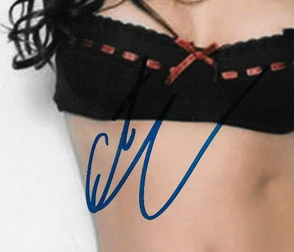 Signed Christa Campbell Actress Autographed Original 8x10 Photo #2 Original