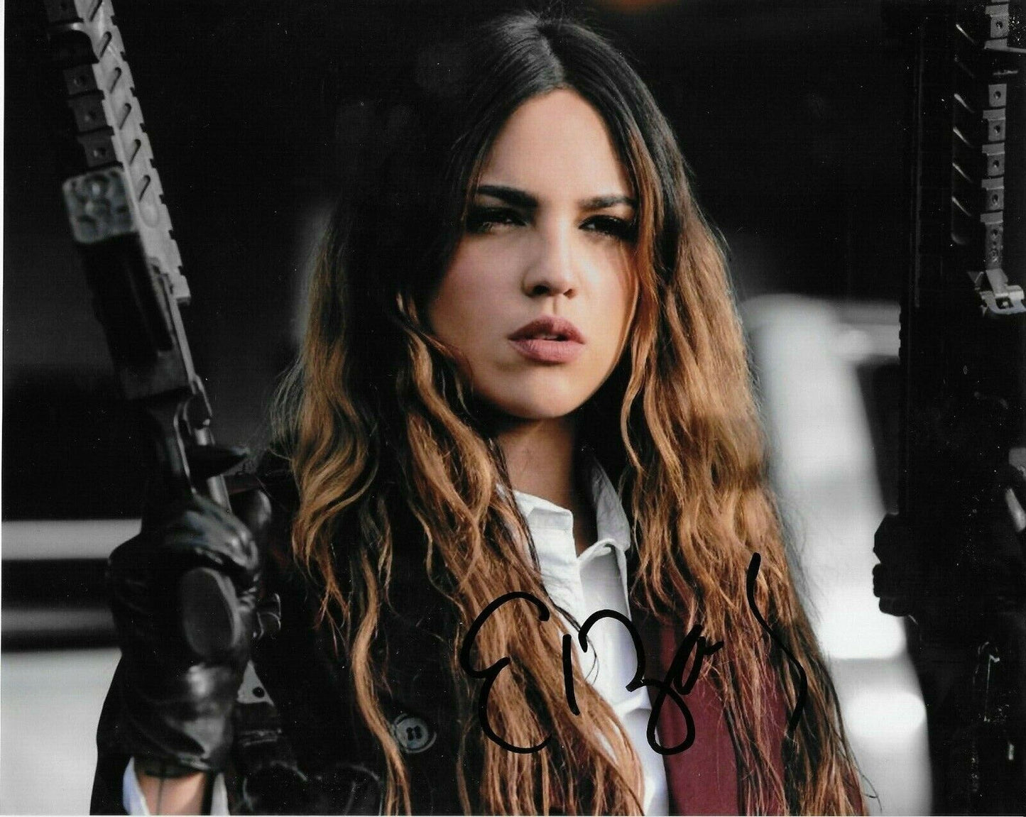 Photo autographiée 8x10 de l'actrice et chanteuse Eiza Gonzalez n°3 originale