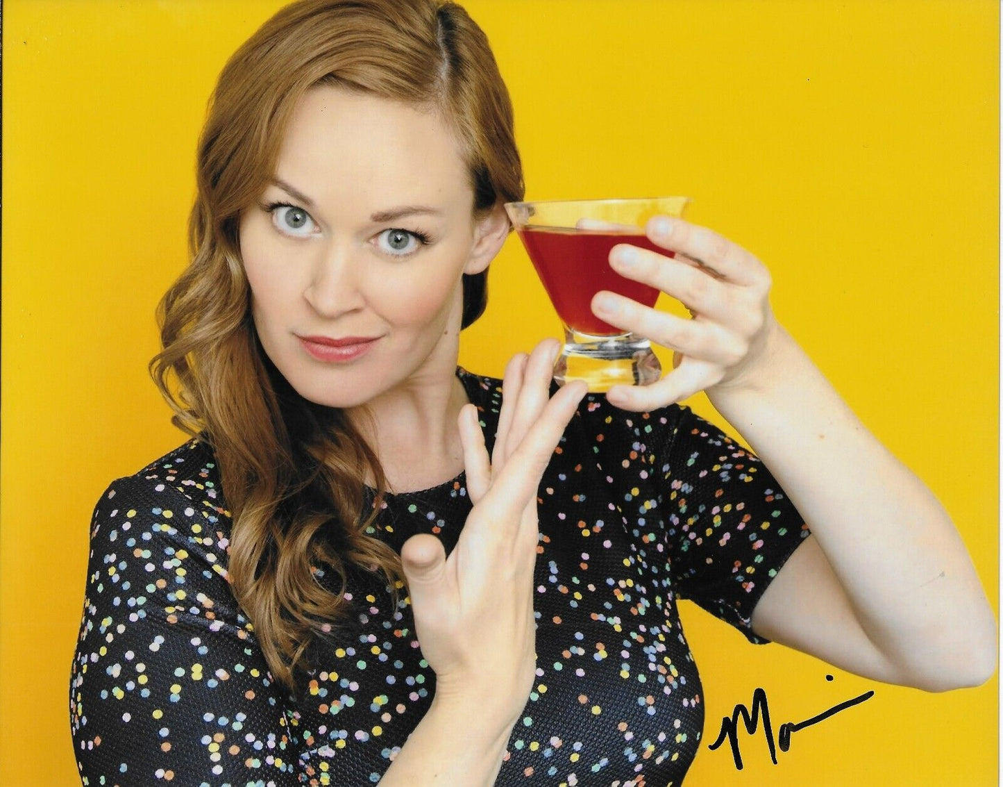 Photo 8x10 signée par Mamrie Hart, actrice et comédienne, n°2, originale
