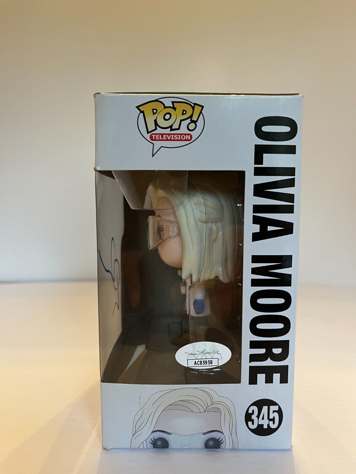 Signed Rose McIver autographed Izombie Olivia Moore Funko Pop JSA Cert