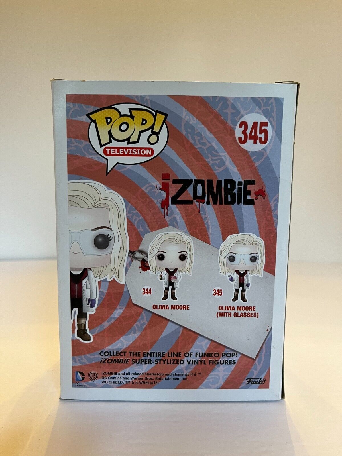 Signed Rose McIver autographed Izombie Olivia Moore Funko Pop JSA Cert