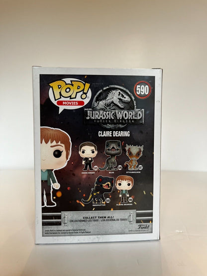 Signed Bryce Dallas Howard autographed Jurassic park Clare Funko Pop JSA Proof 2