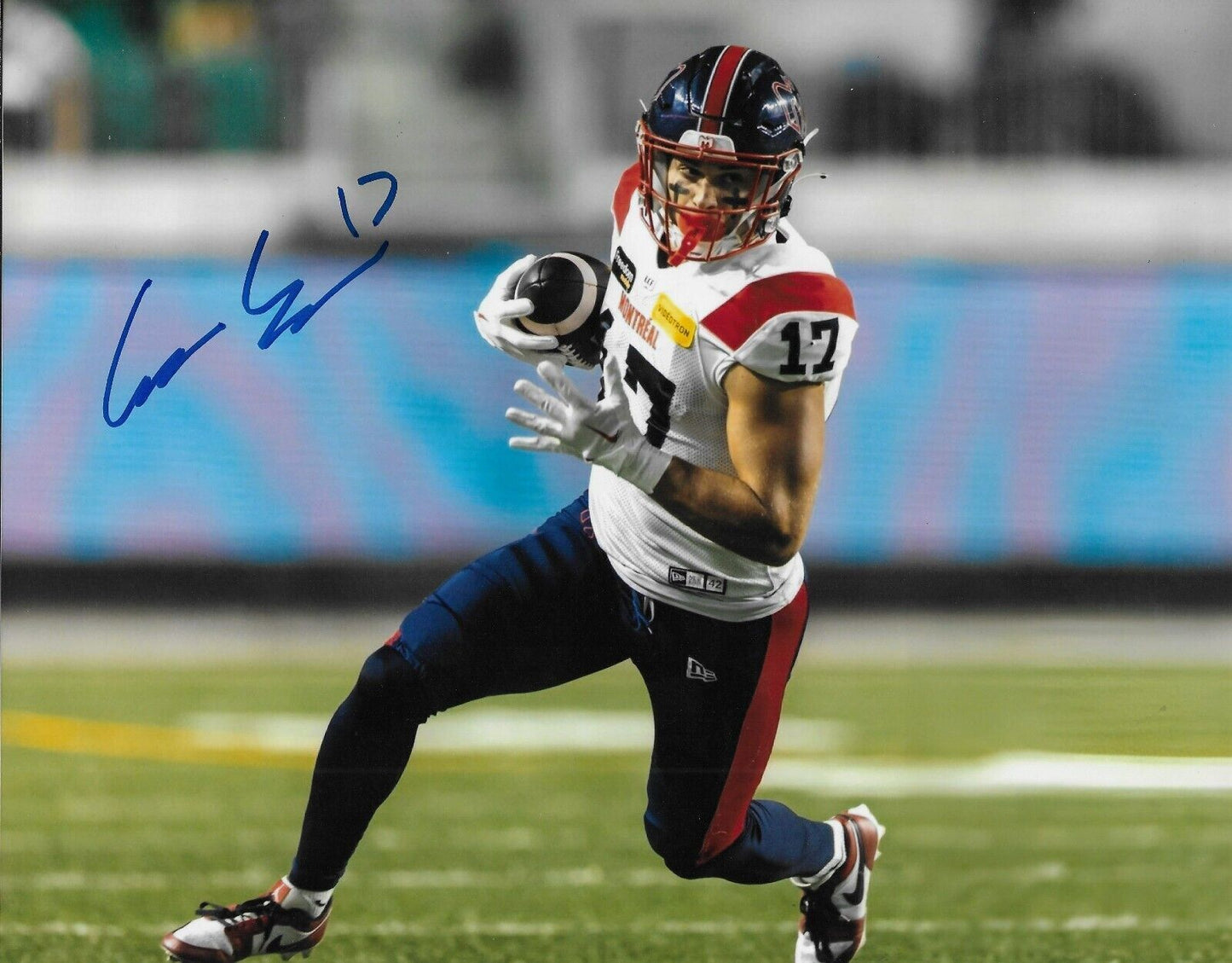 Signed Cole Spieker Montreal Alouettes Autographed 8x10 Photo #1 Original