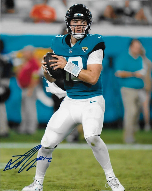 Signed Nathan Rourke BC Lions Jacksonville Jaguars 8x10 Photo #3 Original