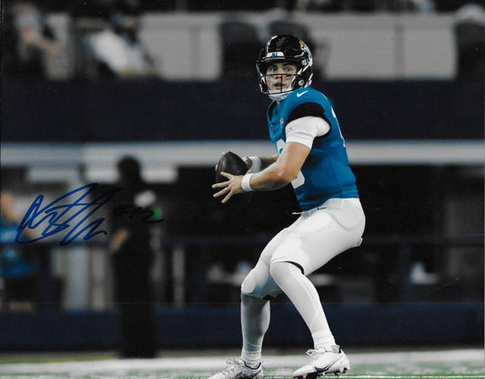 Signed Nathan Rourke BC Lions Jacksonville Jaguars 8x10 Photo #4 Original